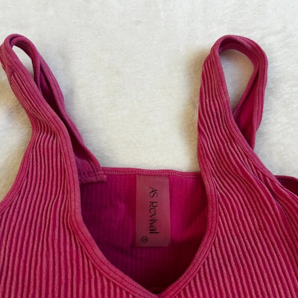 Alter'd State Revival Ribbed Pink Tank - Picture 3 of 3